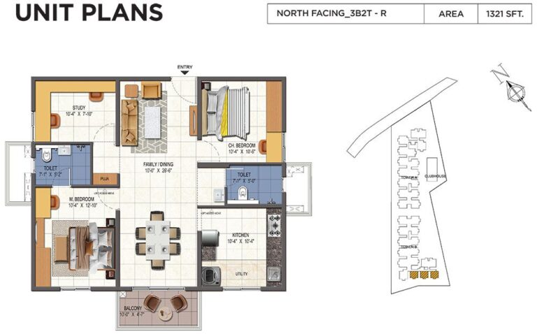 3BHK 1321 - Urbanrise Opulence Bachupally