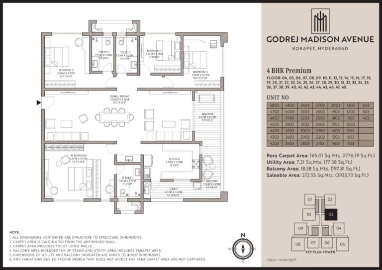 4BHK Premium 2933 - Godrej Madison Avenue