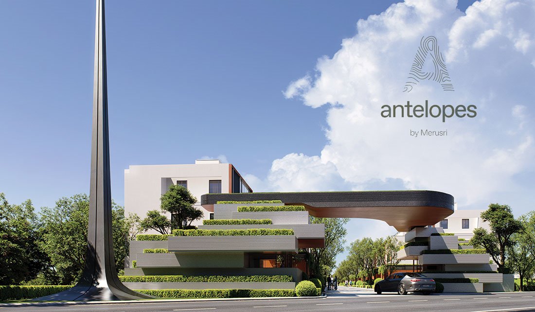 Main Elevation - Merusri Antelopes Villas