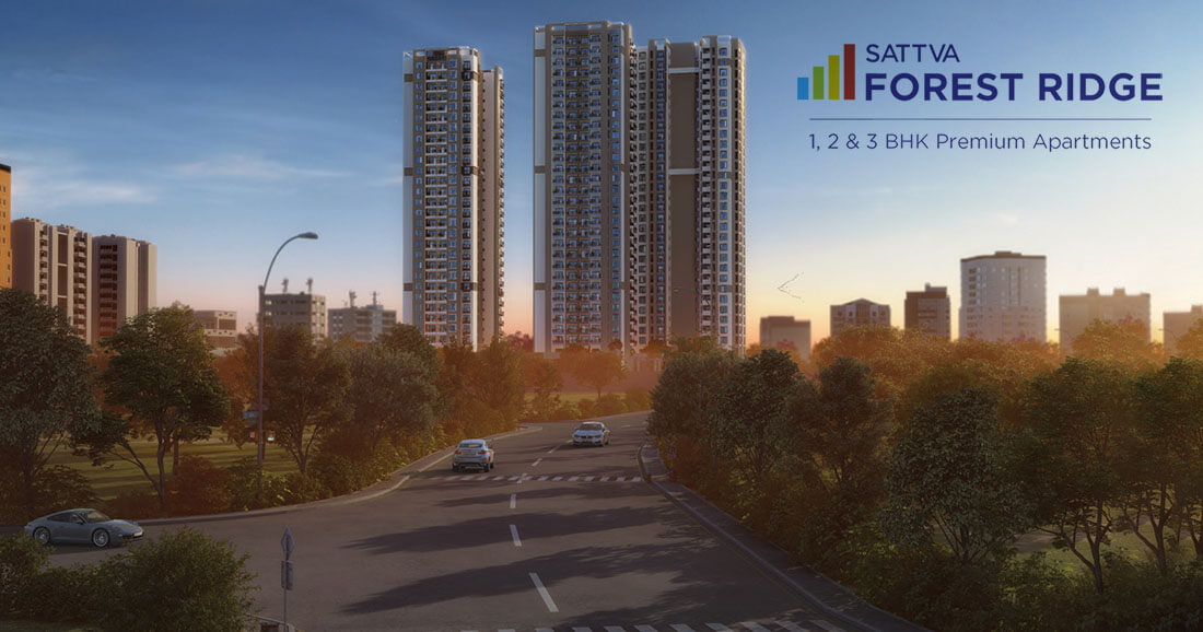Main Elevation - Sattva Forest Ridge Anjanapura