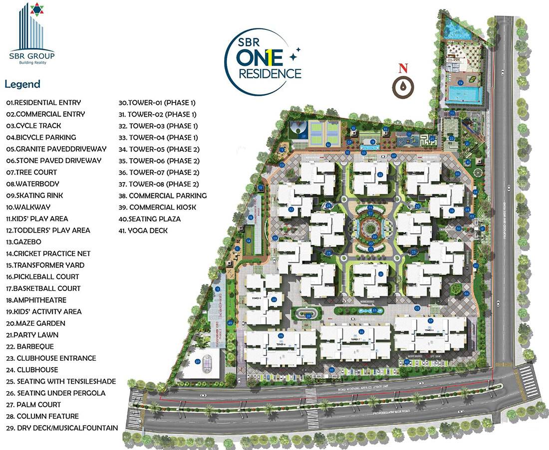 Master Plan - SBR One Residence