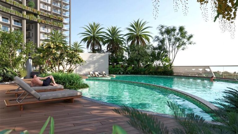 Aquatic-Pool - Moonglade Apartments Kokapet