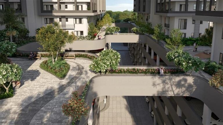 Elevated-Walkway - Moonglade Apartments Kokapet
