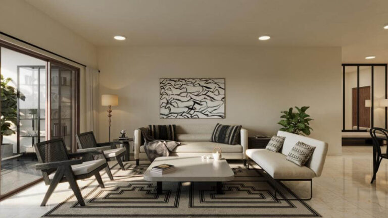 Living Room - Assetz Ren & Rei Apartments