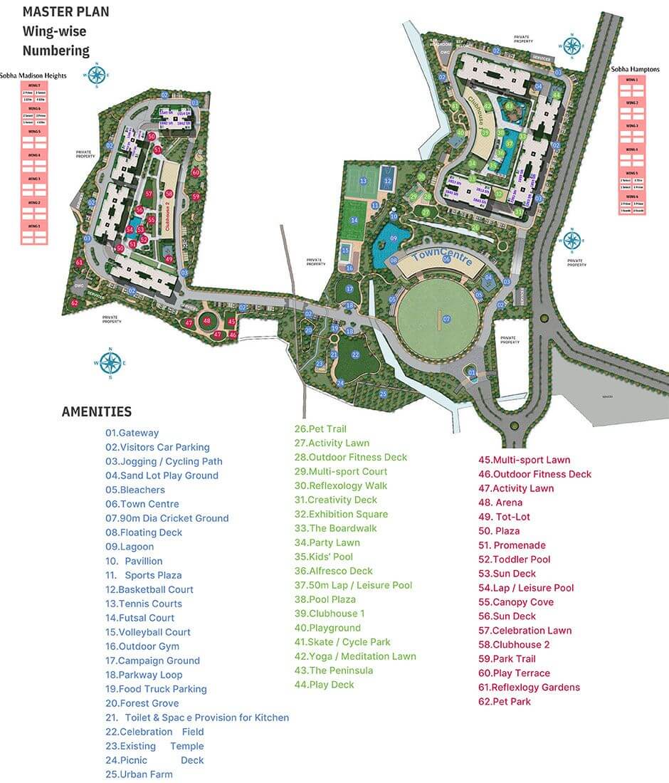Master Plan - Sobha Town Park Phase 3