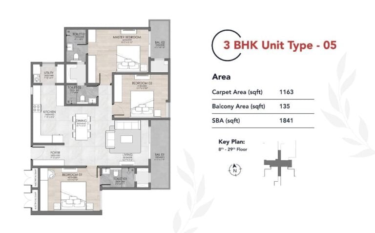 3BHK 1841 - Suyug The 1 Sarjapur