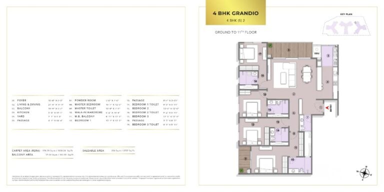 4BHK Grandio 2757 - L&T Elara Celestia Apartments
