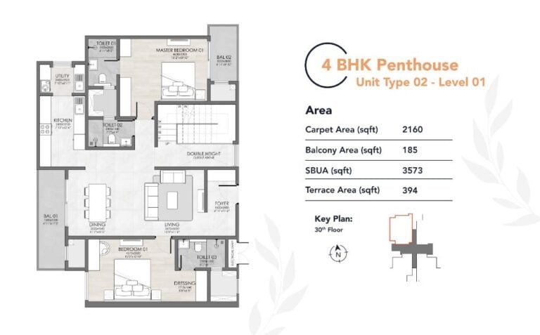 4BHK Penthouse L1 3573 - Suyug The 1 Sarjapur