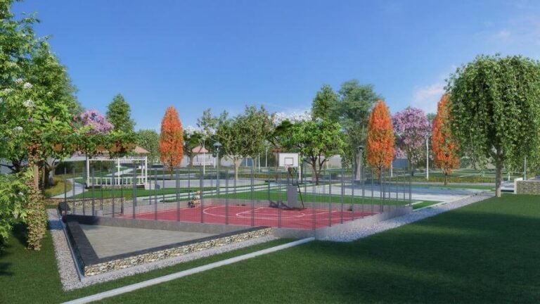 Basketball Court - Sattva Kaveri Siri Plots