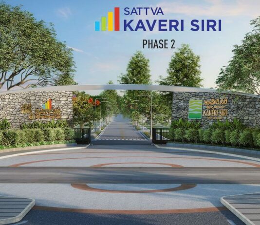 Entry Gate - Sattva Kaveri Siri Plots