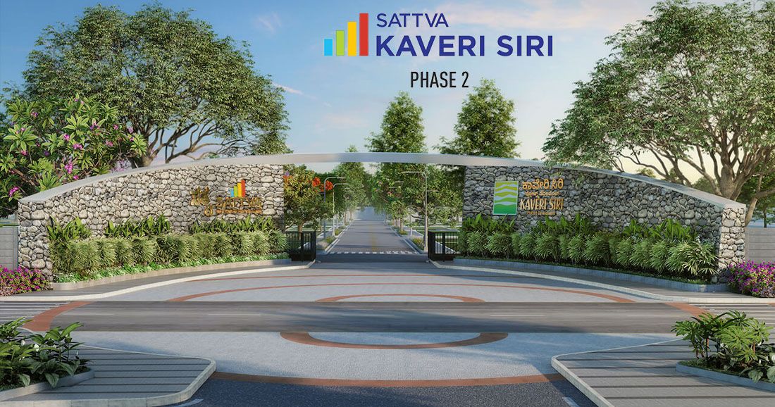 Entry Gate - Sattva Kaveri Siri Plots