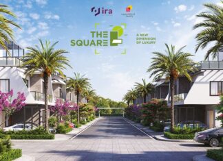 Main Elevation - IRA The Square Villas
