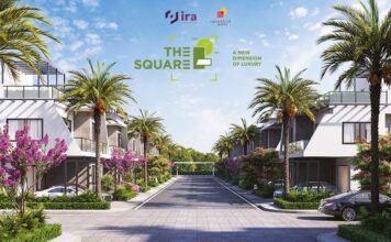 Main Elevation - IRA The Square Villas