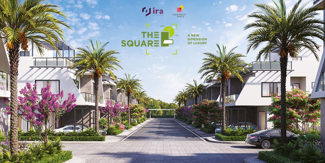 Main Elevation - IRA The Square Villas