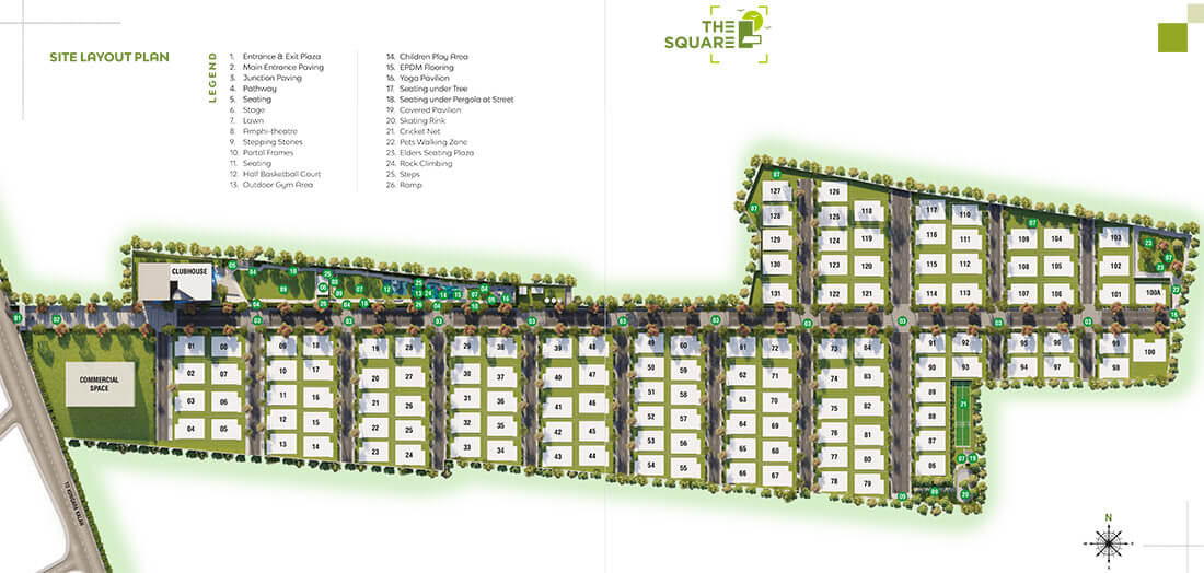 Master Plan - IRA The Square Villas