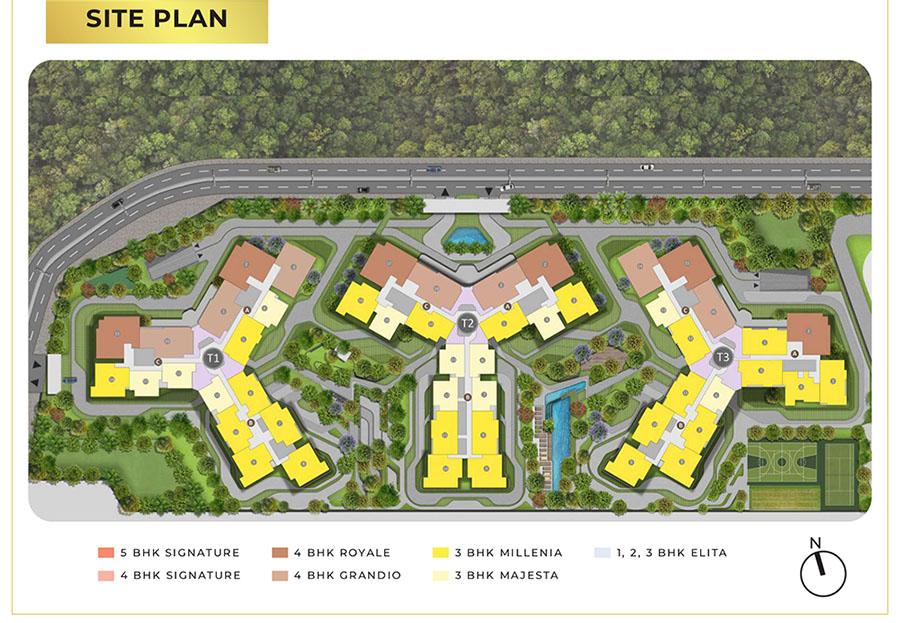 Master Plan - L&T Elara Celestia Apartments