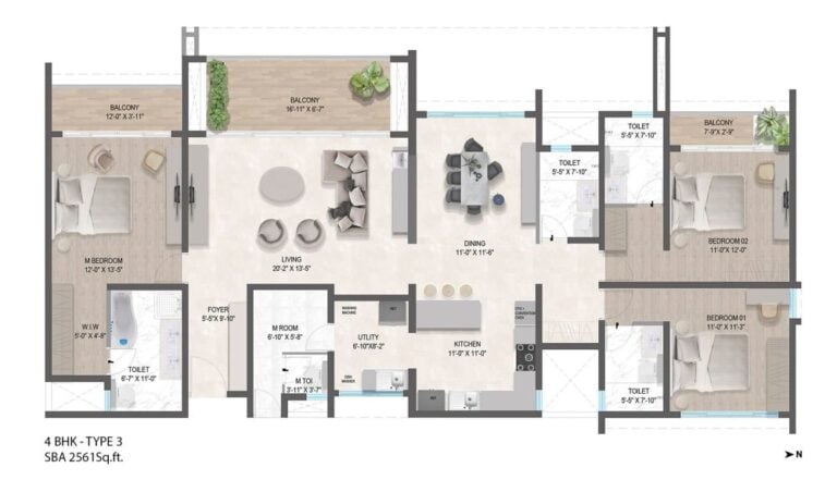 4BHK Signature 2561 - ARATT Ayatana Residences