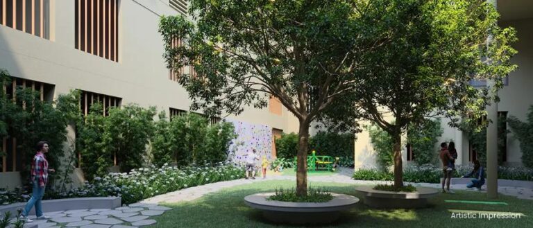 Court-Yard-View - Mahindra NewHaven