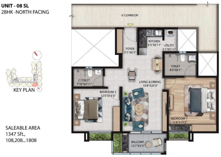 2BHK 1347 - Primus Sangama