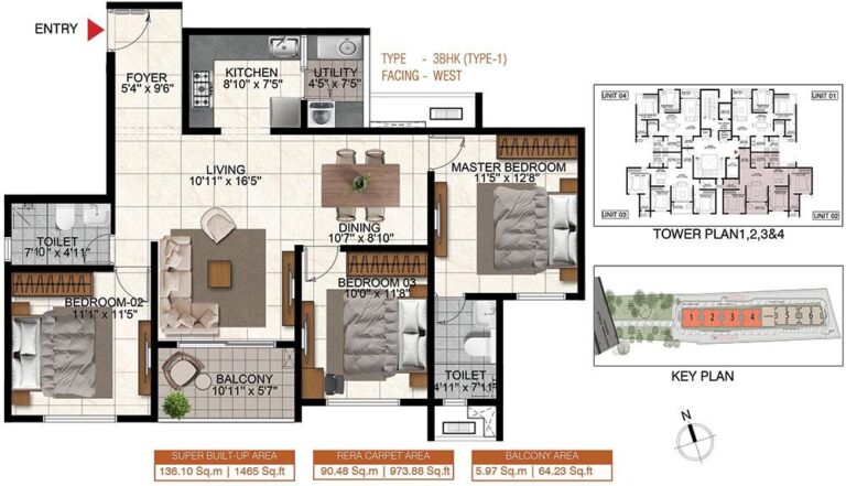 3BHK 1465 - Shriram Songs of the Earth Shriram Codename The One