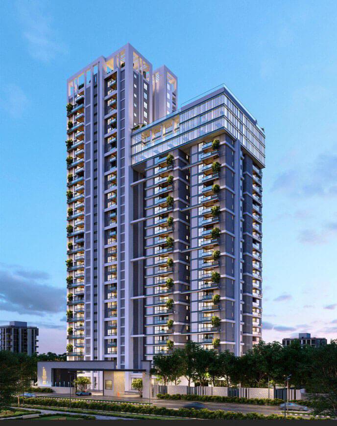 Elevation-4 - Vian Mrida Apartments Kollur