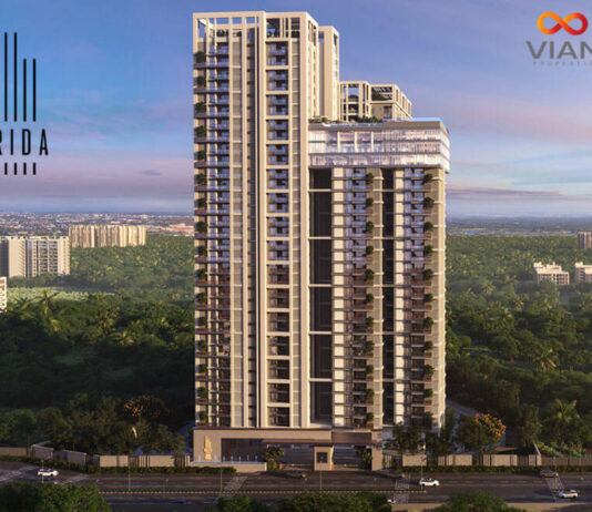 Main Elevation - Vian Mrida Apartments Kollur