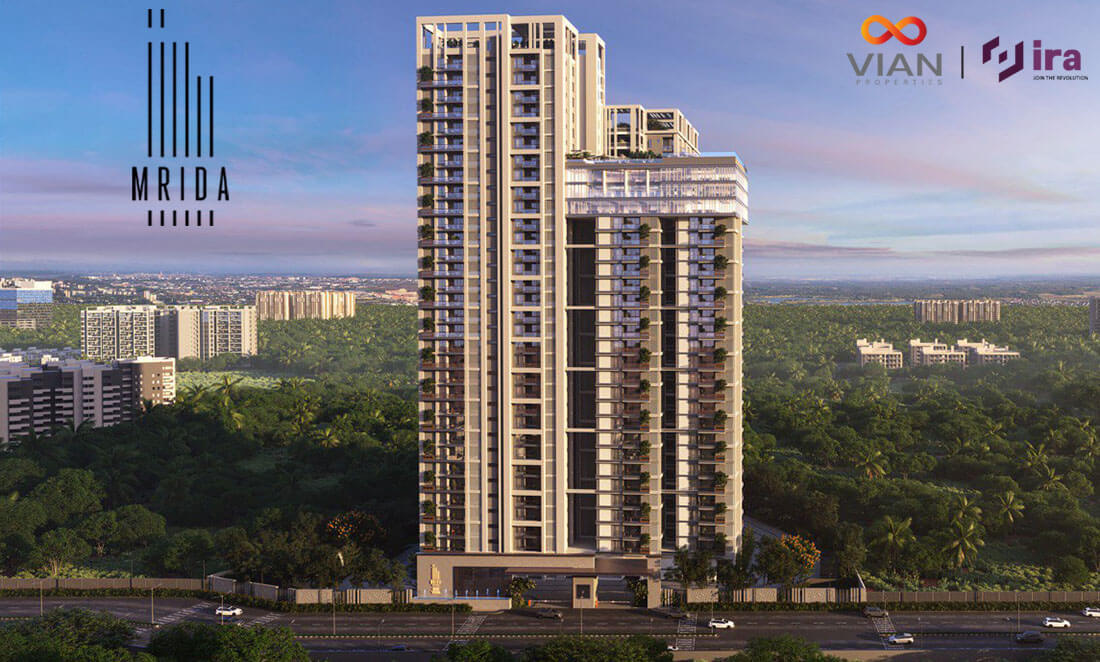 Main Elevation - Vian Mrida Apartments Kollur