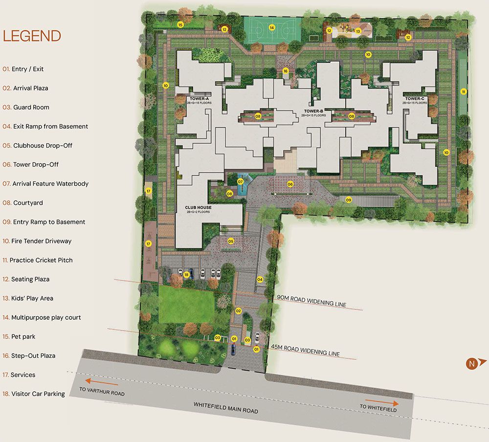 Master Plan - Brigade Avalon Whitefield