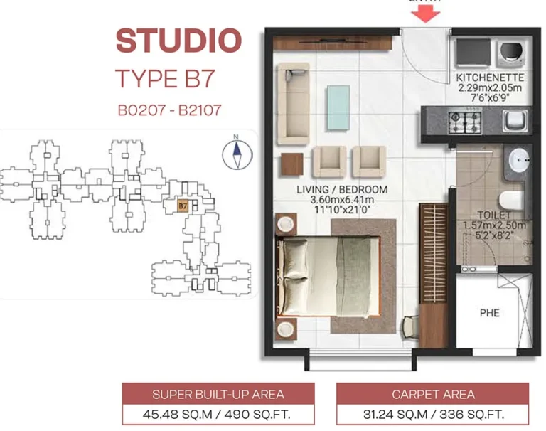Studio 490 - Brigade Lakecrest Bhattarahalli