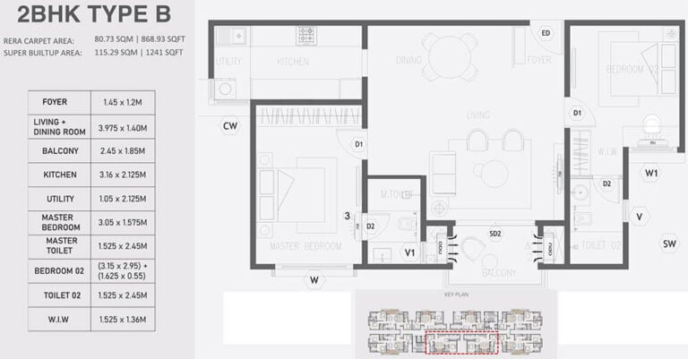 2BHK 1241 - Aratt Alchemy Essence Hennur