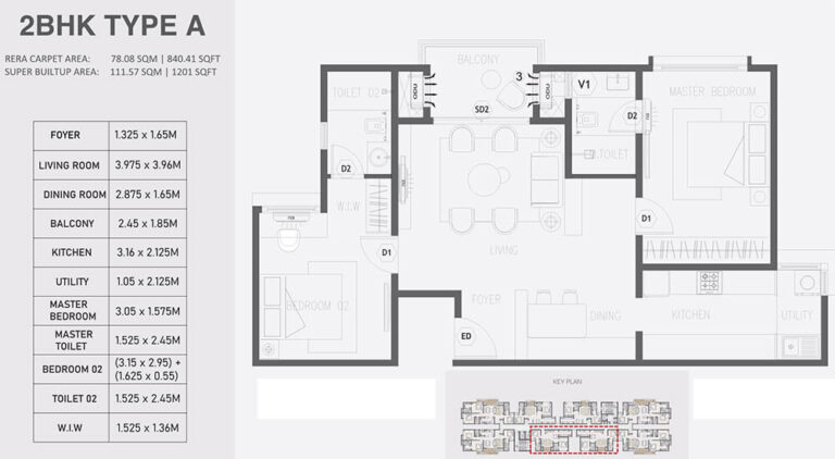 3BHK 1201 - Aratt Alchemy Essence Hennur