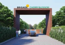 Main Elevation - Brigade Cherry Blossom Plots