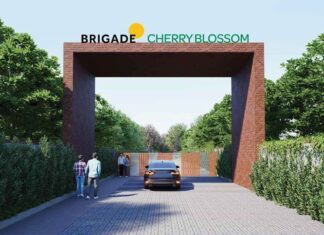 Main Elevation - Brigade Cherry Blossom Plots