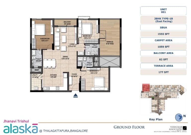3BHK 1555 - Jhanavi Trishul Alaska