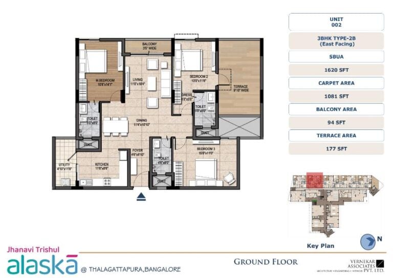 3BHK 1620 - Jhanavi Trishul Alaska