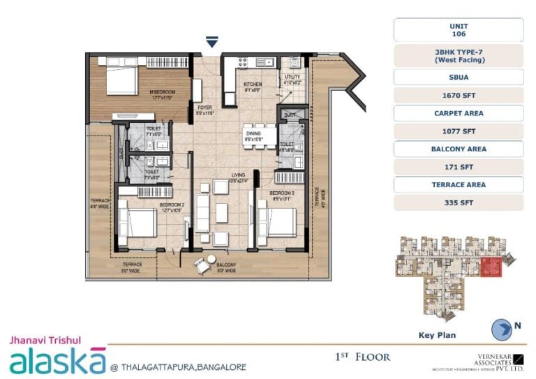 3BHK 1670 - Jhanavi Trishul Alaska