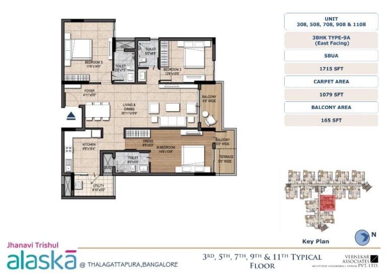 3BHK 1715 - Jhanavi Trishul Alaska