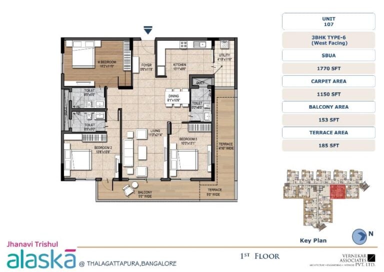 3BHK 1770 - Jhanavi Trishul Alaska