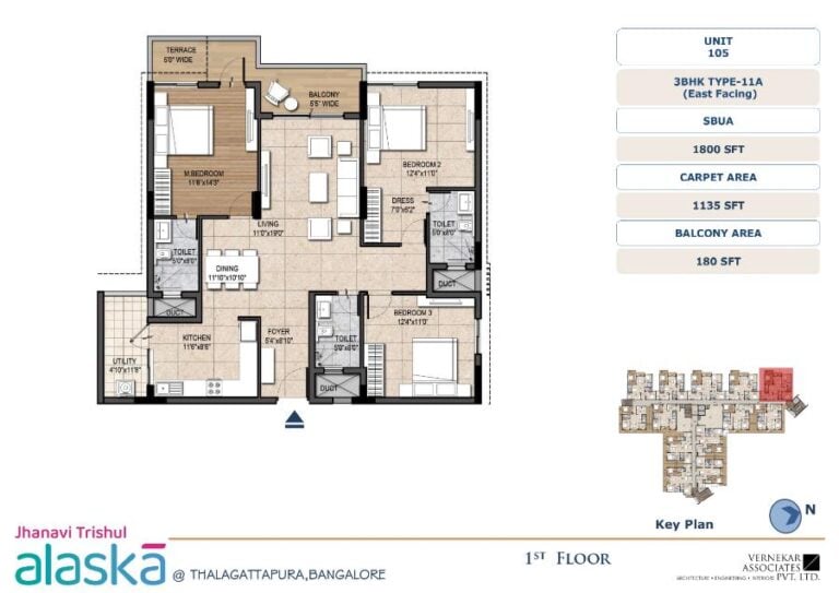 3BHK 1800 - Jhanavi Trishul Alaska