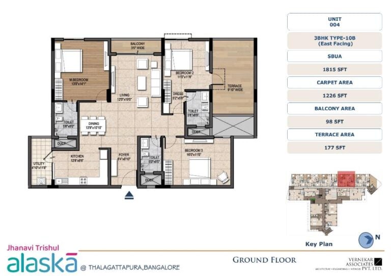 3BHK 1815 - Jhanavi Trishul Alaska