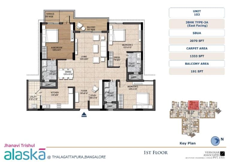 3BHK 2070 - Jhanavi Trishul Alaska