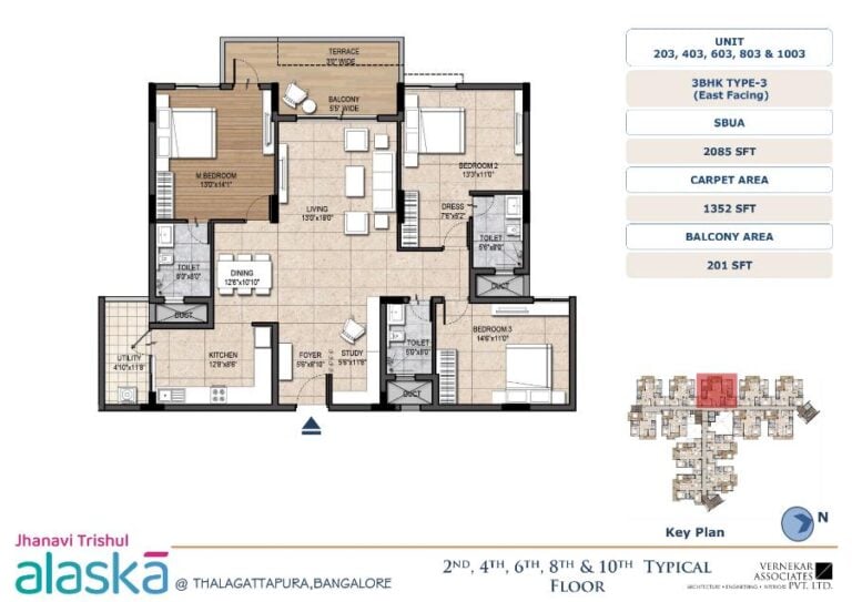 3BHK 2085 - Jhanavi Trishul Alaska