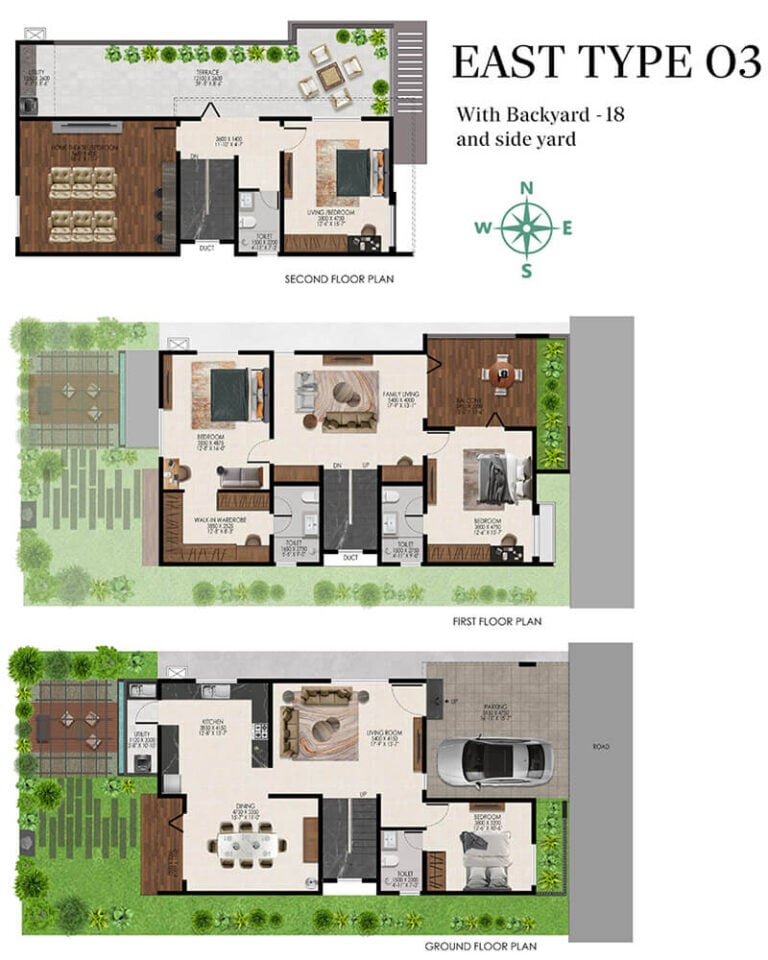 4BHK East T3 - Buildiko Spring Woods