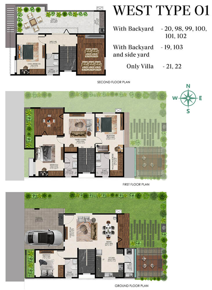 4BHK West T1 - Buildiko Spring Woods