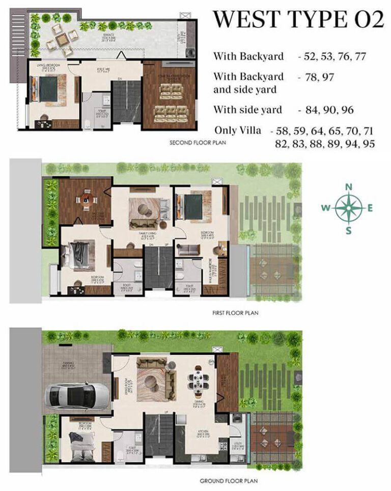 4BHK West T2 - Buildiko Spring Woods