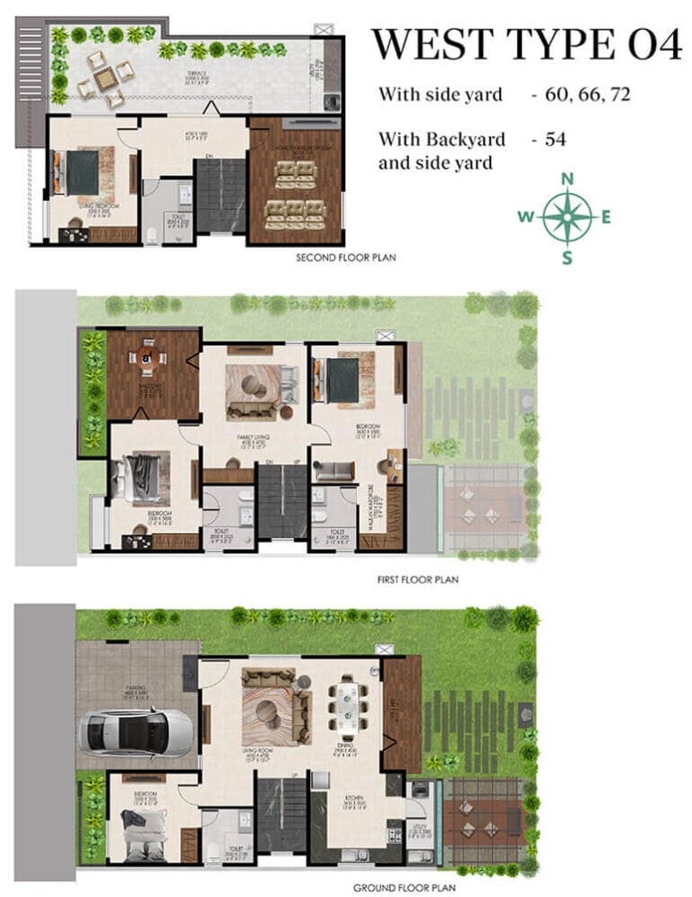 4BHK West T4 - Buildiko Spring Woods