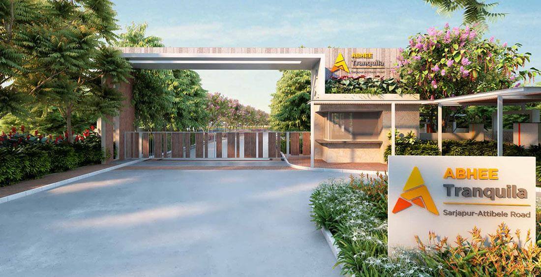 Elevation-G - Abhee Tranquila Plots Sarjapur