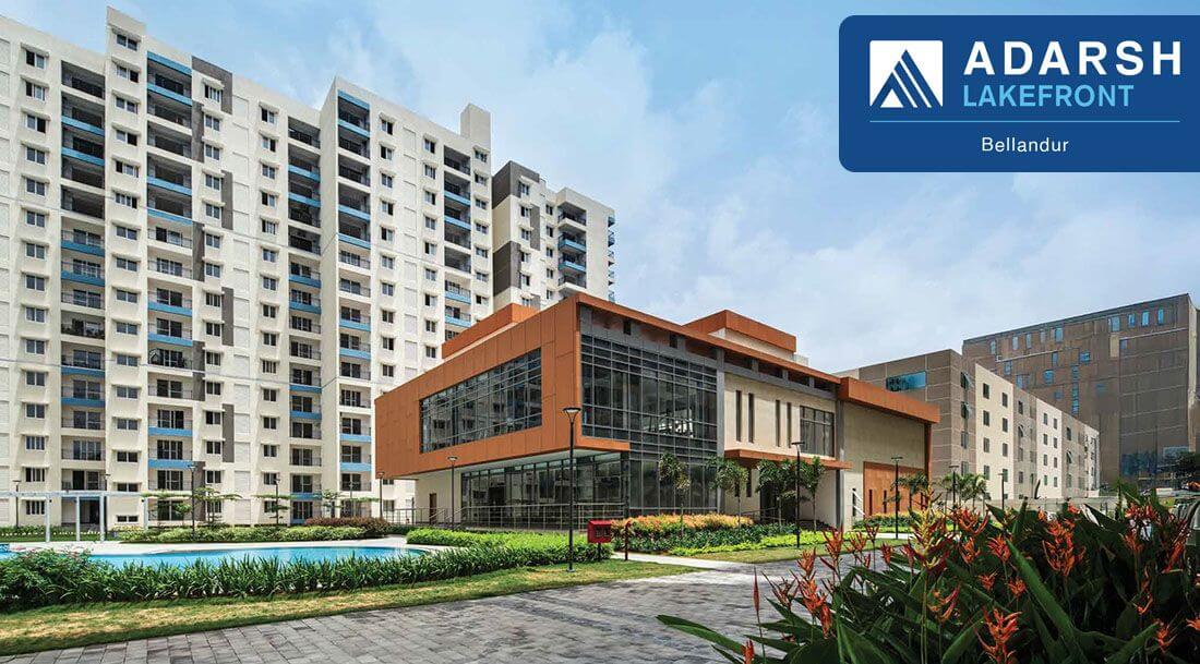 Main Elevation - Adarsh LakeFront Phase 2
