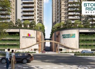 Cybercity Stone Ridge in Moosapet, Hitech City, Hyderabad Details | Reviews | Price | Floor Plan | Photos | Master Plan | Brochure | Amenities | Location Main Elevation - Cybercity Stone Ridge Hyderabad