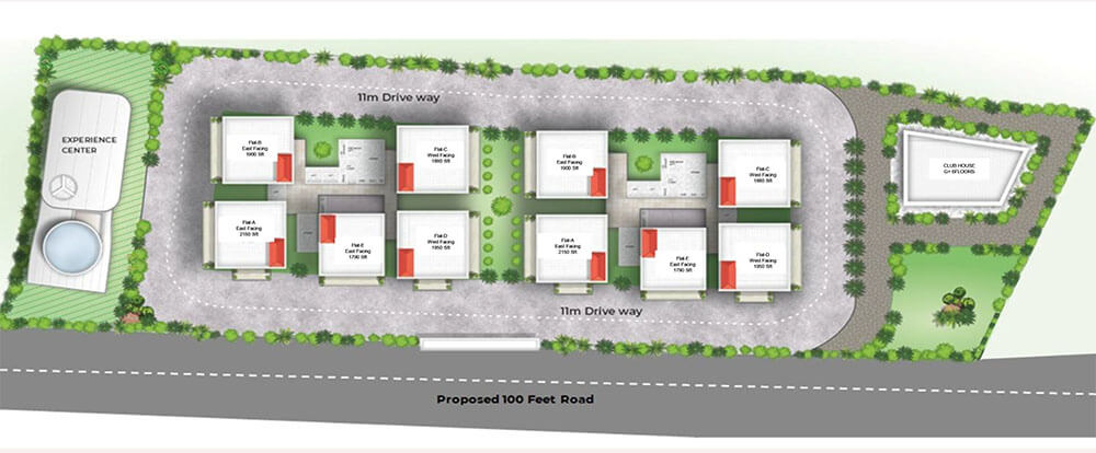 Master Plan - Vian Vayu Kollur Hyderabad